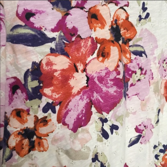 Anthropologie Akemi + Kin Ayana Mixed Print Blouse - Picture 7 of 7